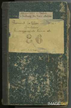 Page de couverture du manuscrit Morius 86